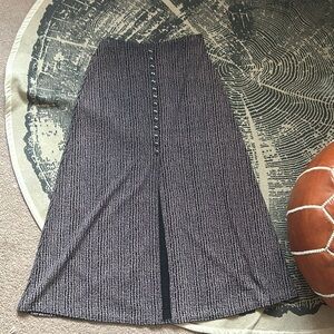 90s Slinky Witchy Button Down Maxi Skirt